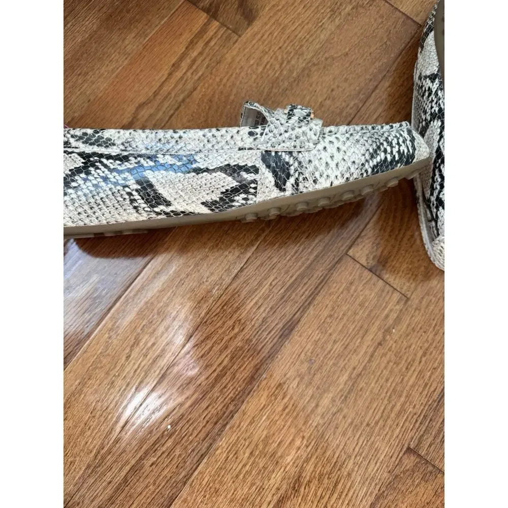 Cole Haan Women’s Snakeskin Driving Loafers Size 7.5